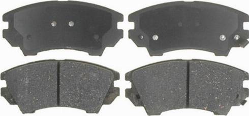 ACDelco 17D1404CH - Kit de plaquettes de frein, frein à disque cwaw.fr