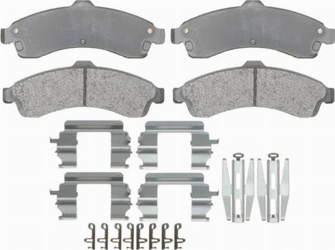 ACDelco 17D882MH - Kit de plaquettes de frein, frein à disque cwaw.fr