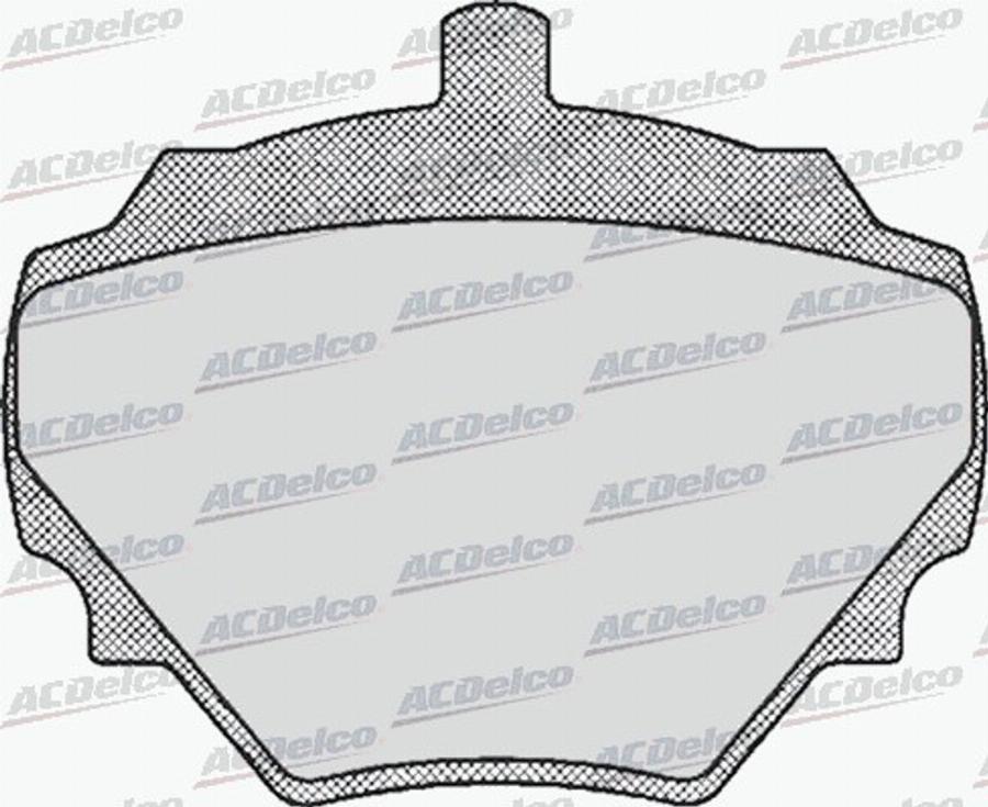 ACDelco AC437781D - Kit de plaquettes de frein, frein à disque cwaw.fr