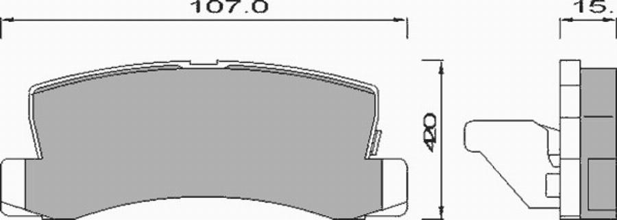 ACDelco AC428881D - Kit de plaquettes de frein, frein à disque cwaw.fr