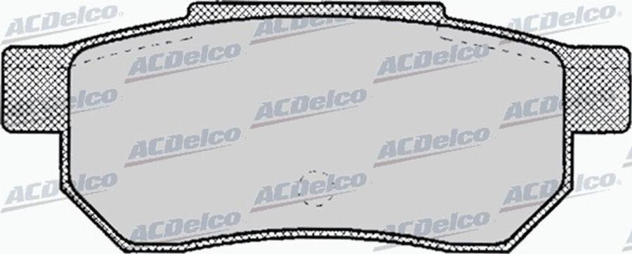 ACDelco AC422881D - Kit de plaquettes de frein, frein à disque cwaw.fr