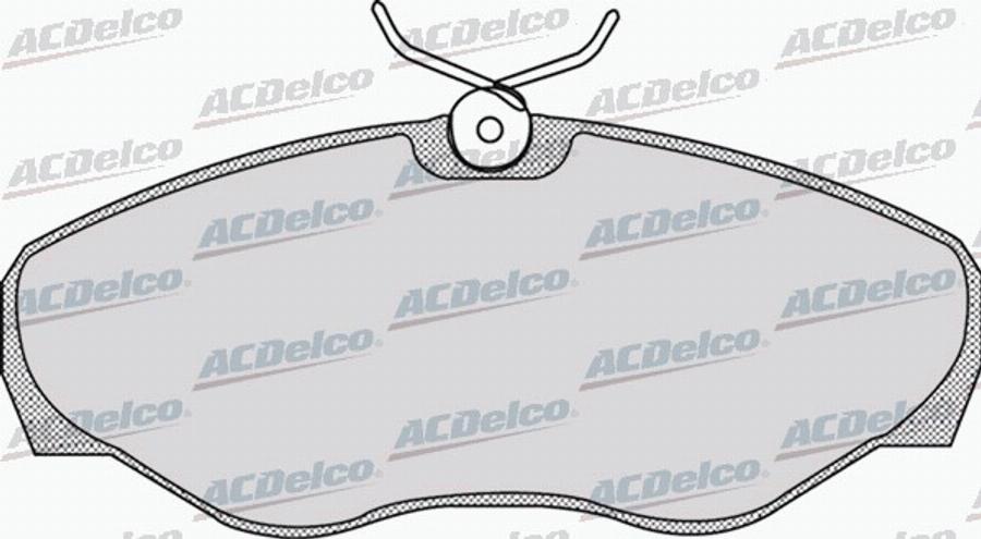 ACDelco AC692681D - Kit de plaquettes de frein, frein à disque cwaw.fr