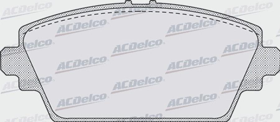 ACDelco AC607981D - Kit de plaquettes de frein, frein à disque cwaw.fr