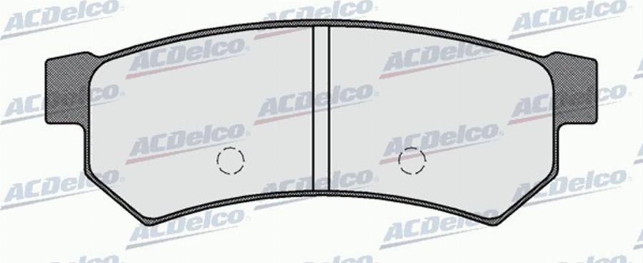 ACDelco AC0581564D - Kit de plaquettes de frein, frein à disque cwaw.fr