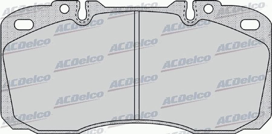 ACDelco AC0581164D - Kit de plaquettes de frein, frein à disque cwaw.fr