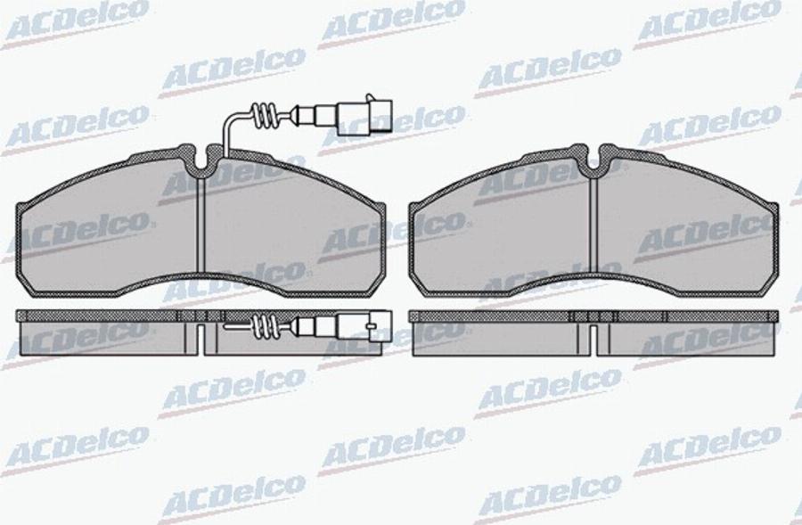 ACDelco AC0581109CD - Kit de plaquettes de frein, frein à disque cwaw.fr