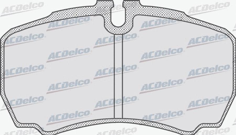 ACDelco AC058830D - Kit de plaquettes de frein, frein à disque cwaw.fr