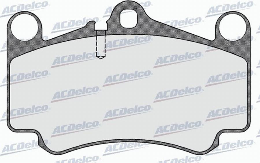 ACDelco AC899781D - Kit de plaquettes de frein, frein à disque cwaw.fr