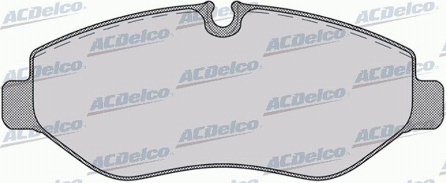 ACDelco AC845681D - Kit de plaquettes de frein, frein à disque cwaw.fr