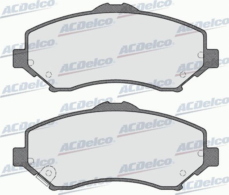 ACDelco AC850083D - Kit de plaquettes de frein, frein à disque cwaw.fr