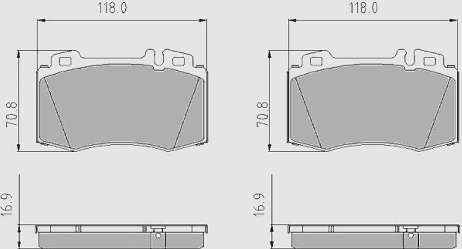 ACDelco AC813881D - Kit de plaquettes de frein, frein à disque cwaw.fr