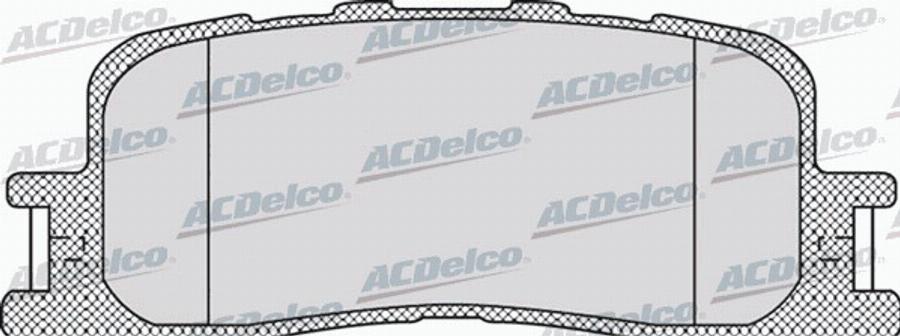 ACDelco AC872481D - Kit de plaquettes de frein, frein à disque cwaw.fr