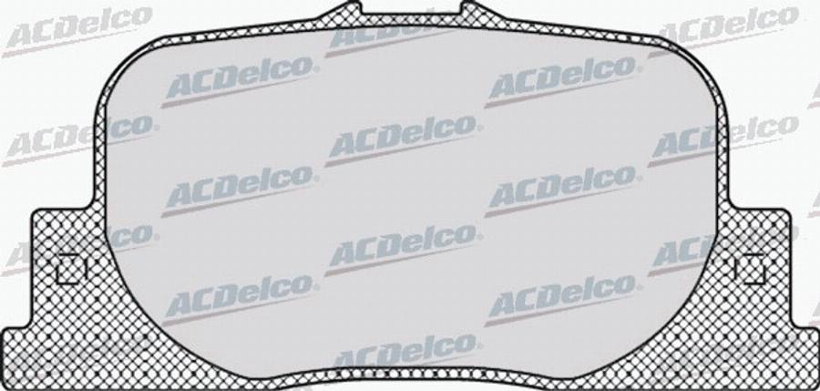 ACDelco AC872381D - Kit de plaquettes de frein, frein à disque cwaw.fr