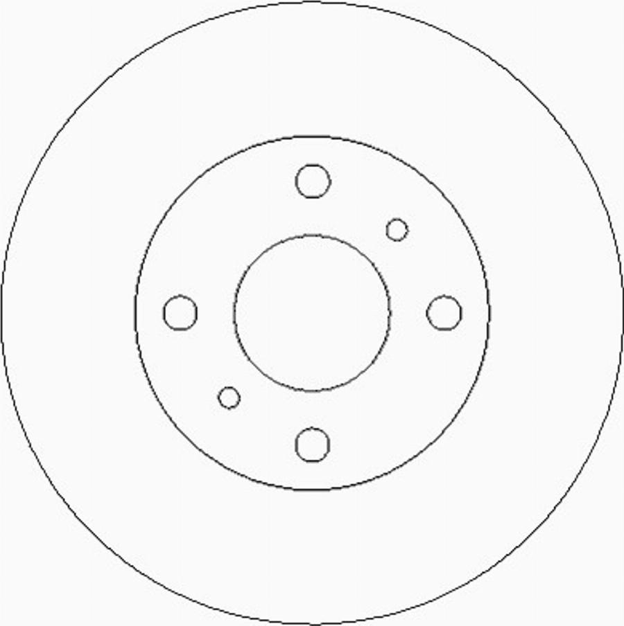 ACDelco AC2574D - Disque de frein cwaw.fr