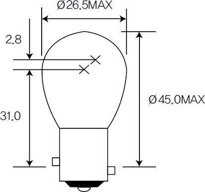 ACDelco ACBA15D - Ampoule, feu clignotant cwaw.fr