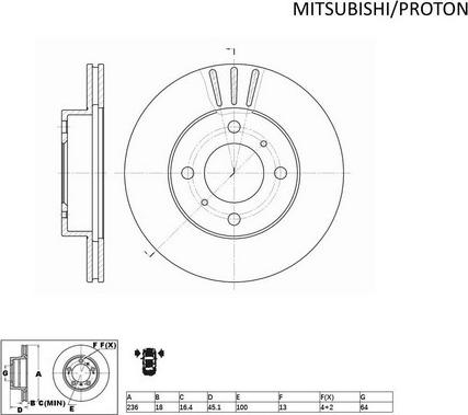 ACDelco ACDR413 - Disque de frein cwaw.fr