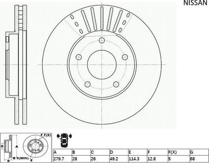 ACDelco ACDR573 - Disque de frein cwaw.fr