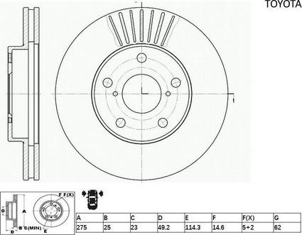 ACDelco ACDR692 - Disque de frein cwaw.fr