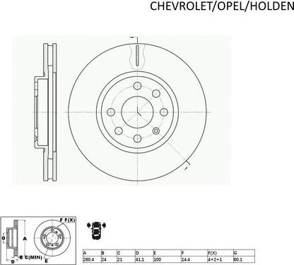 ACDelco ACDR847 - Disque de frein cwaw.fr