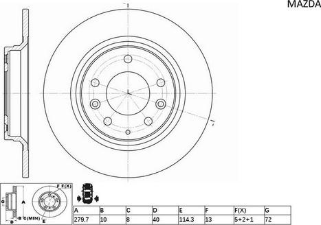 ACDelco ACDR2951 - Disque de frein cwaw.fr