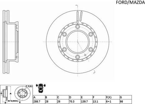 ACDelco ACDR2952 - Disque de frein cwaw.fr