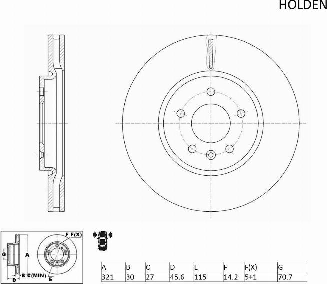 ACDelco ACDR2497 - Disque de frein cwaw.fr