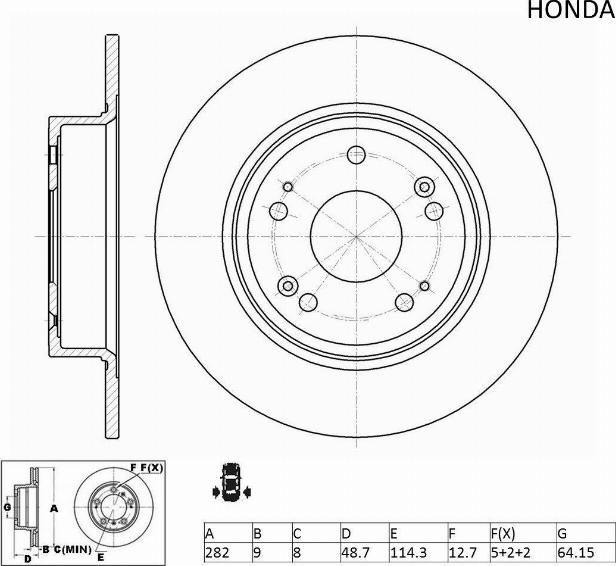 ACDelco ACDR2519 - Disque de frein cwaw.fr