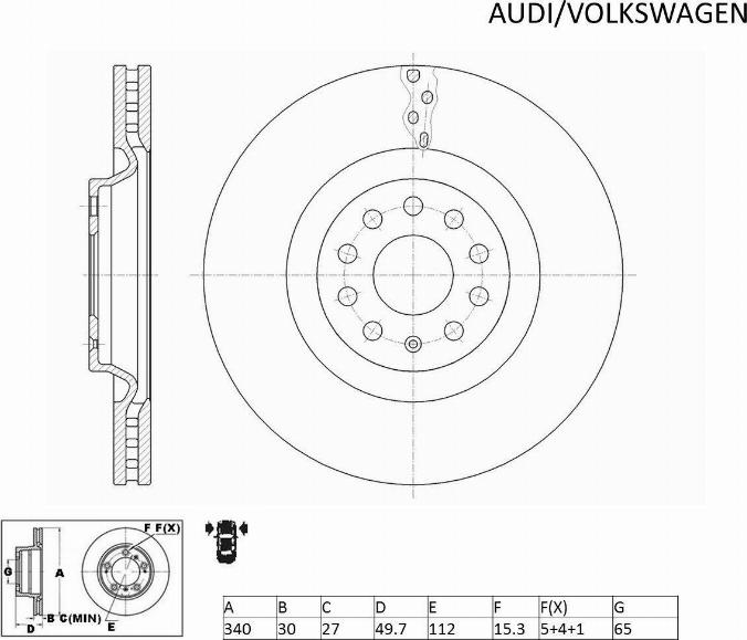 ACDelco ACDR2830 - Disque de frein cwaw.fr