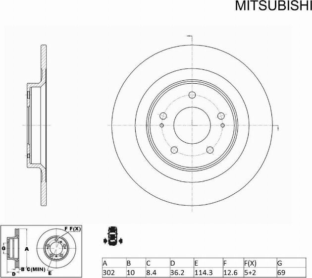 ACDelco ACDR2237 - Disque de frein cwaw.fr