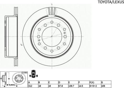 ACDelco ACDR793 - Disque de frein cwaw.fr