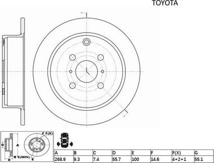 ACDelco ACDR713 - Disque de frein cwaw.fr