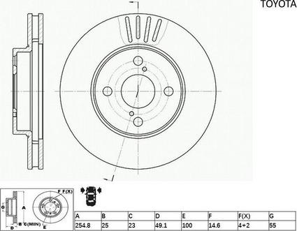 ACDelco ACDR712 - Disque de frein cwaw.fr