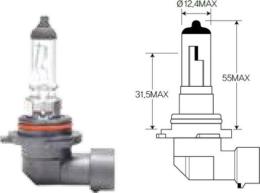 ACDelco ACHB4 - Ampoule, projecteur principal cwaw.fr