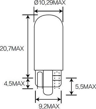 ACDelco ACT10 - Ampoule, feu clignotant cwaw.fr