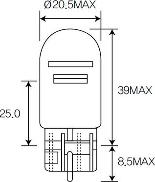 ACDelco ACT20W215 - Ampoule, feu stop cwaw.fr