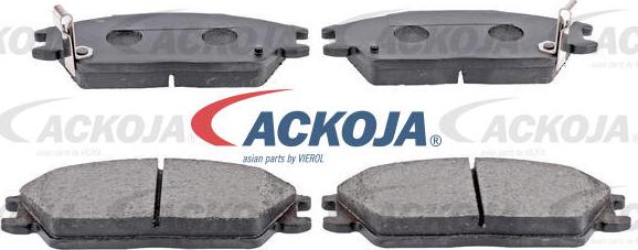 ACKOJA A52-0068 - Kit de plaquettes de frein, frein à disque cwaw.fr