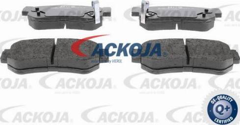 ACKOJA A52-0073 - Kit de plaquettes de frein, frein à disque cwaw.fr