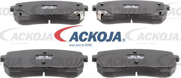 ACKOJA A52-0145 - Kit de plaquettes de frein, frein à disque cwaw.fr