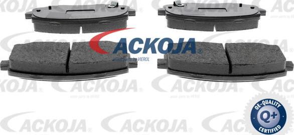 ACKOJA A52-0141 - Kit de plaquettes de frein, frein à disque cwaw.fr