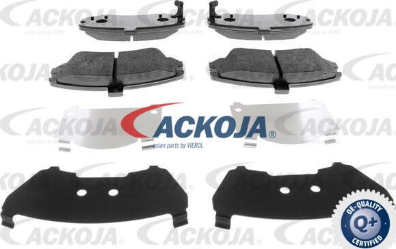 ACKOJA A52-0142 - Kit de plaquettes de frein, frein à disque cwaw.fr