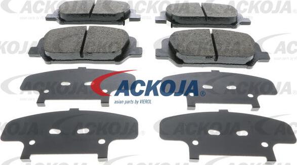 ACKOJA A52-0294 - Kit de plaquettes de frein, frein à disque cwaw.fr