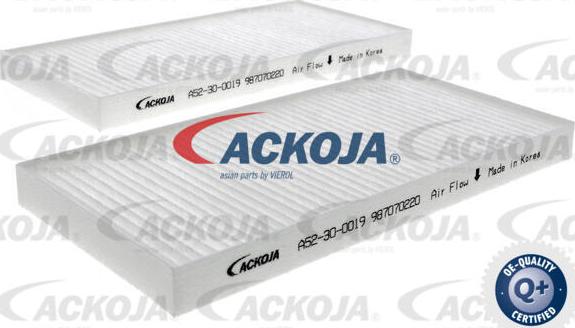 ACKOJA A52-30-0019 - Filtre, air de l'habitacle cwaw.fr