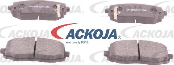 ACKOJA A52-2101 - Kit de plaquettes de frein, frein à disque cwaw.fr