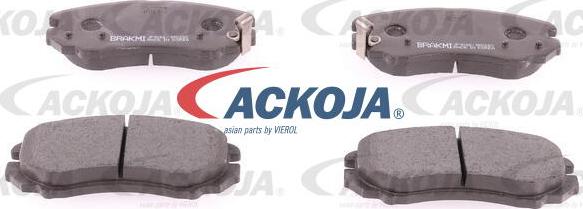 ACKOJA A52-2108 - Kit de plaquettes de frein, frein à disque cwaw.fr