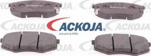 ACKOJA A52-2118 - Kit de plaquettes de frein, frein à disque cwaw.fr