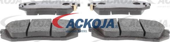 ACKOJA A52-2125 - Kit de plaquettes de frein, frein à disque cwaw.fr