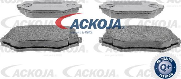 ACKOJA A64-0018 - Kit de plaquettes de frein, frein à disque cwaw.fr