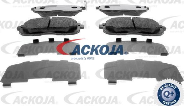 ACKOJA A64-0013 - Kit de plaquettes de frein, frein à disque cwaw.fr