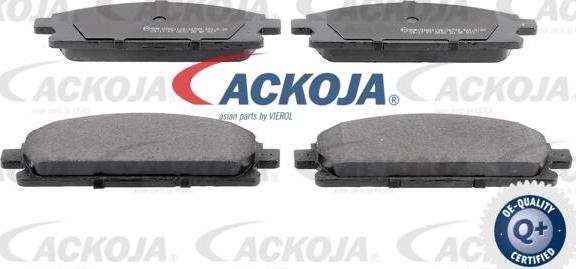 ACKOJA A38-0034 - Kit de plaquettes de frein, frein à disque cwaw.fr