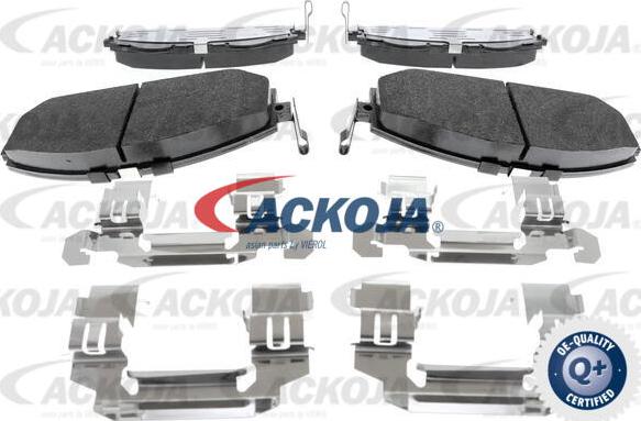 ACKOJA A38-0028 - Kit de plaquettes de frein, frein à disque cwaw.fr